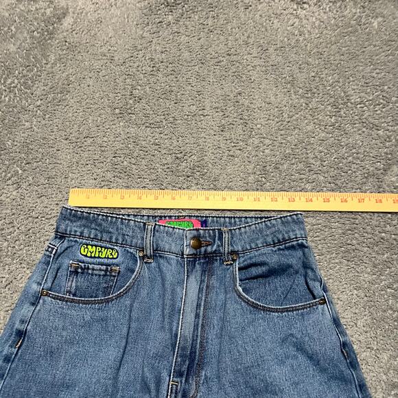 Empyre Jeans Womens 5 (27x29.5) Baggy Tori Skate Blue High Rise Pants - Picture 8 of 11